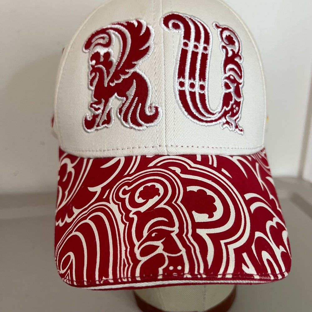 Bosco Russian Olympic Team Hat Mens OS White Red Cotton Embroidered Baseball Cap